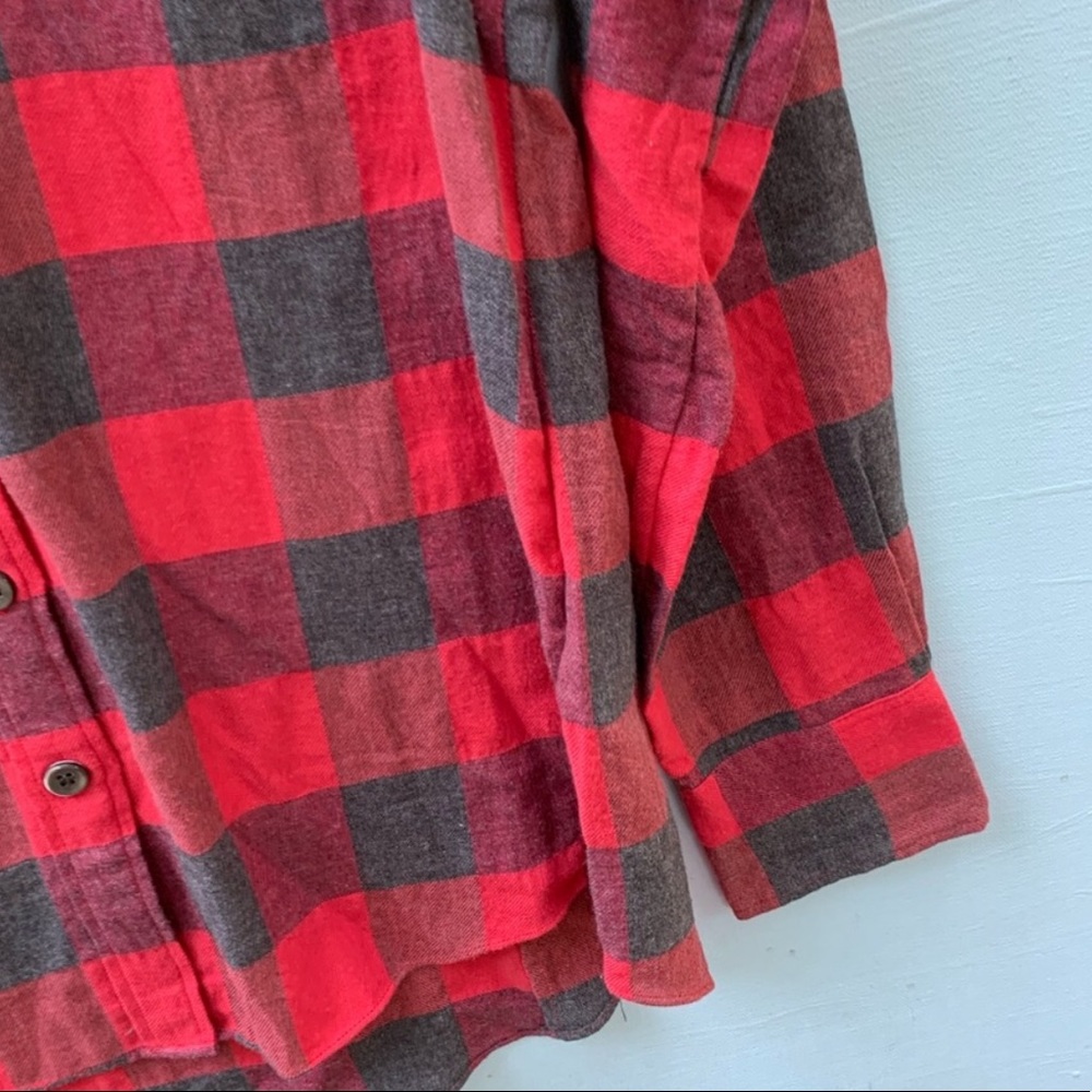 J Crew “Perfect” Buffalo Check Button-Up - image 6